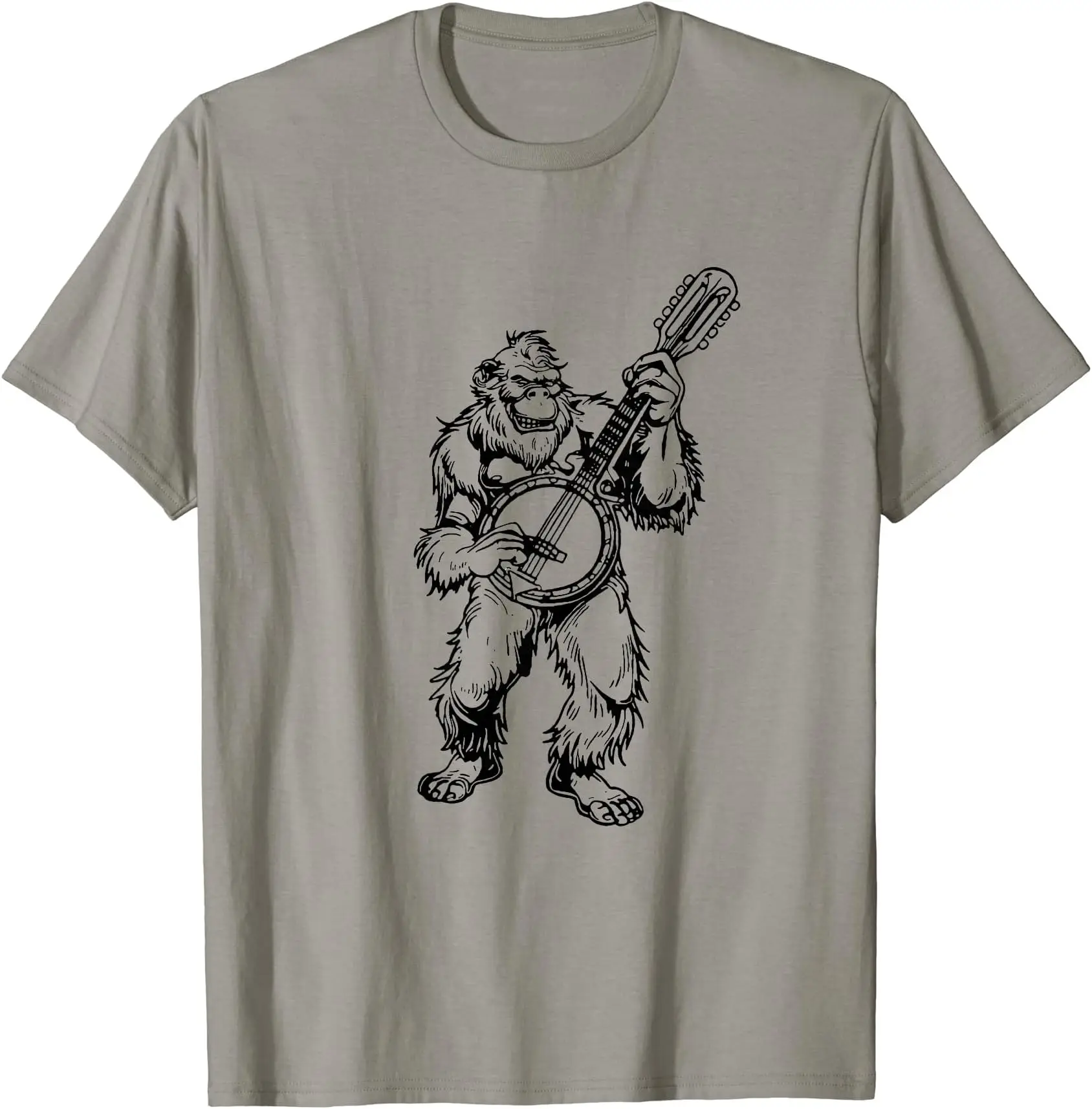 Bigfoot Bluegrass Sasquatch T-Shirt Unisex T-shirts for Men Women Summer Tees Cotton Luxury brand vintage oversized