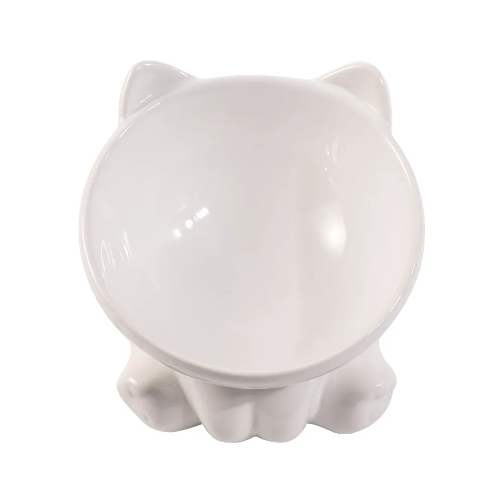 Supplies Drinking Eating Puppy Kitten Protection Cervical Pet Supplies Water Feeder Container Pet Feeding Bowl Cat Food Bowl