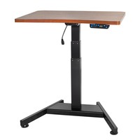 Electric Height Adjustable Kids Study Table,Mobile Laptop Student Desk Small Standing Desk