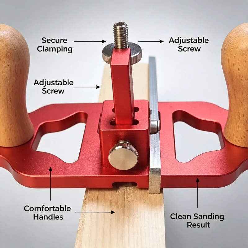 Manual Woodworking Shoulder Plane Bottom Cleaning Draw Shave Single Line Hand Plane for Groove Trimming Wood Slotting Machine
