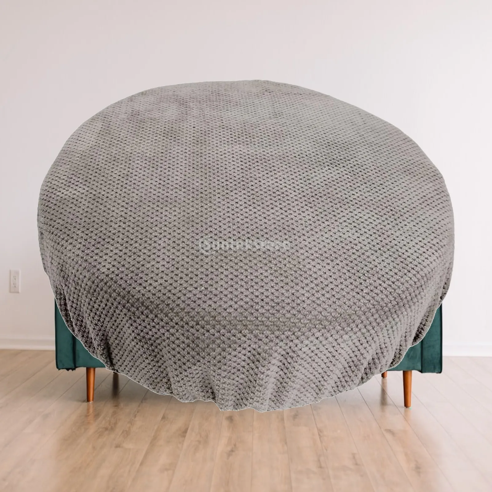 Telescopic Stool Seat Cushion Portable Breathable Round Pad Cover for Camping BBQ Garden Patio Travel