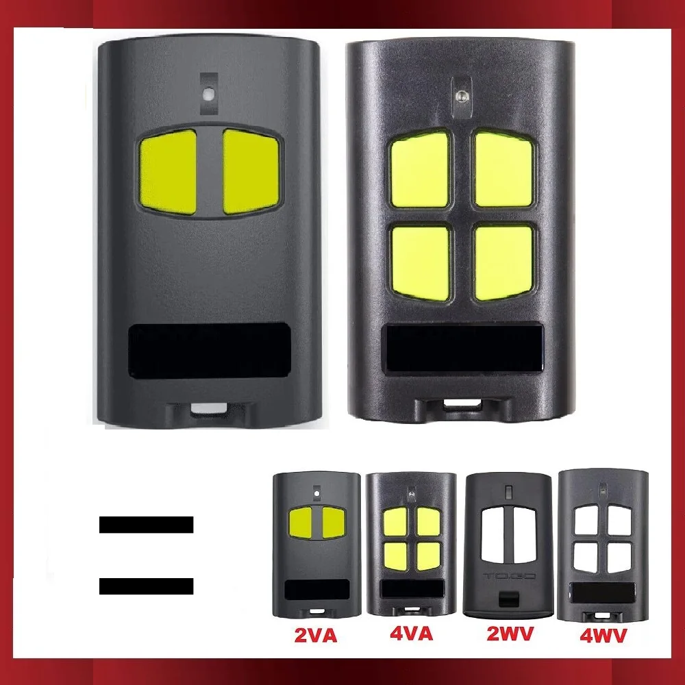 Control remoto de garaje BENINCA TO GO 2WV puerta Compatible Beninca TOGO 2VA 4VA 2WV 4WV puerta eléctrica 433,92 MHz código rodante