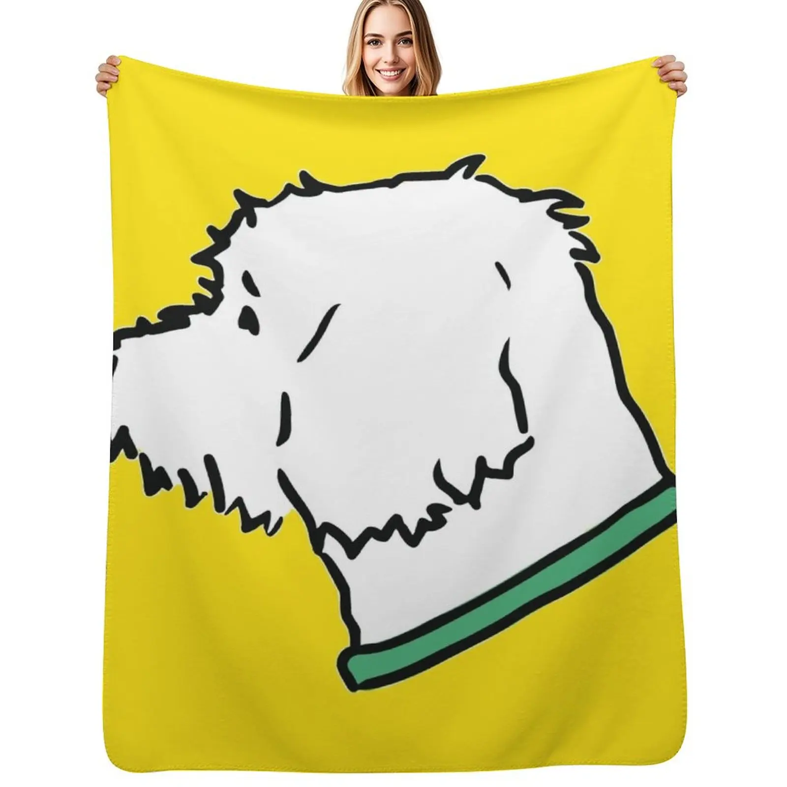 

Goldendoodle Throw Blanket Cozy Light Blanket for Travel Camping Picnic