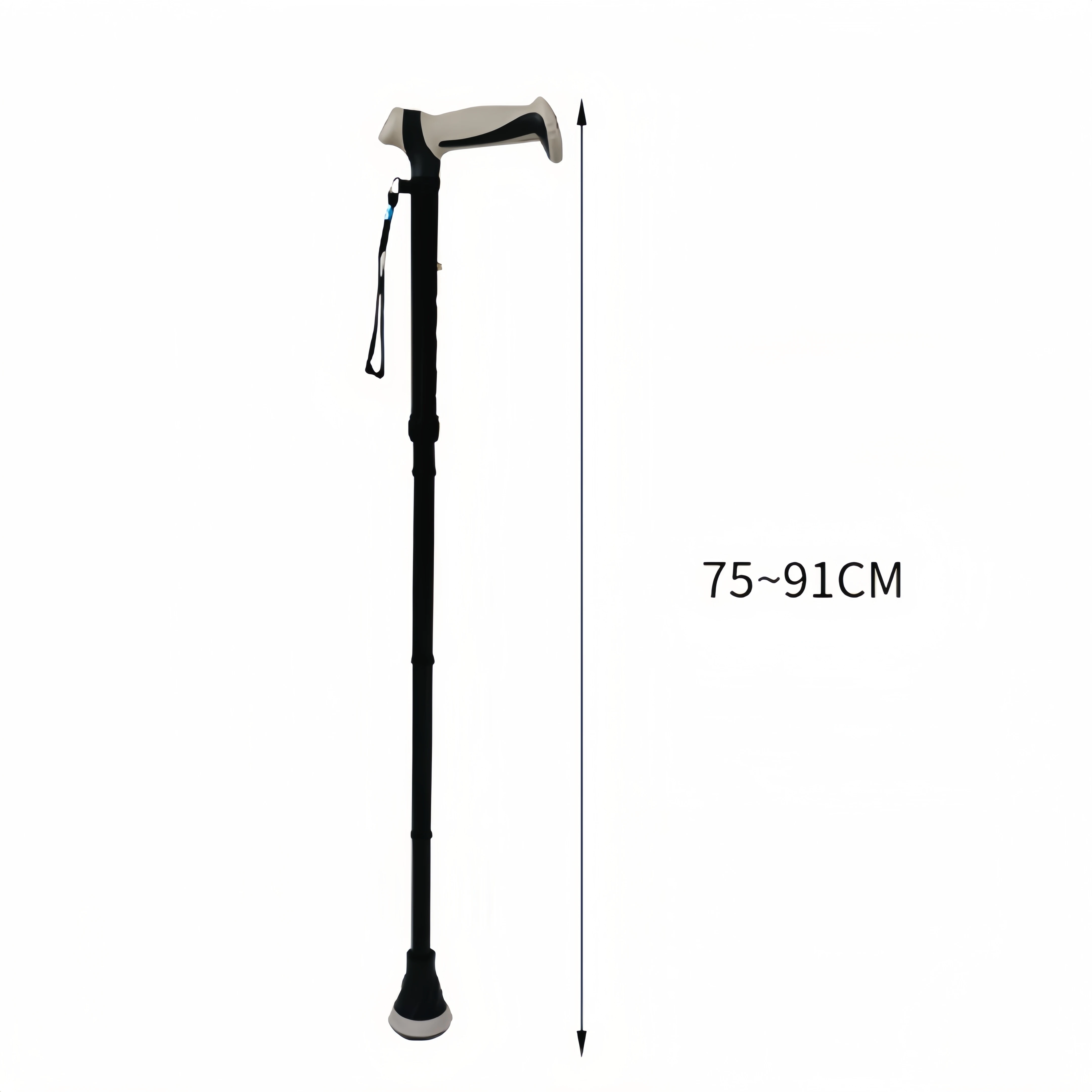 Picture 3: Folding Durable Cane Retractable Crutch Telescopic Walking Stick Foldable Portable Canes Professional Design Lightweight