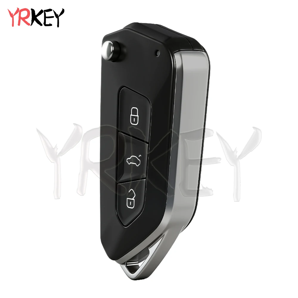 Modified Flip Remote Control Car Key Case For VW Polo Tiguan Jetta Golf For Skoda For Seat 202AD Replace Key Fob Cover Housing