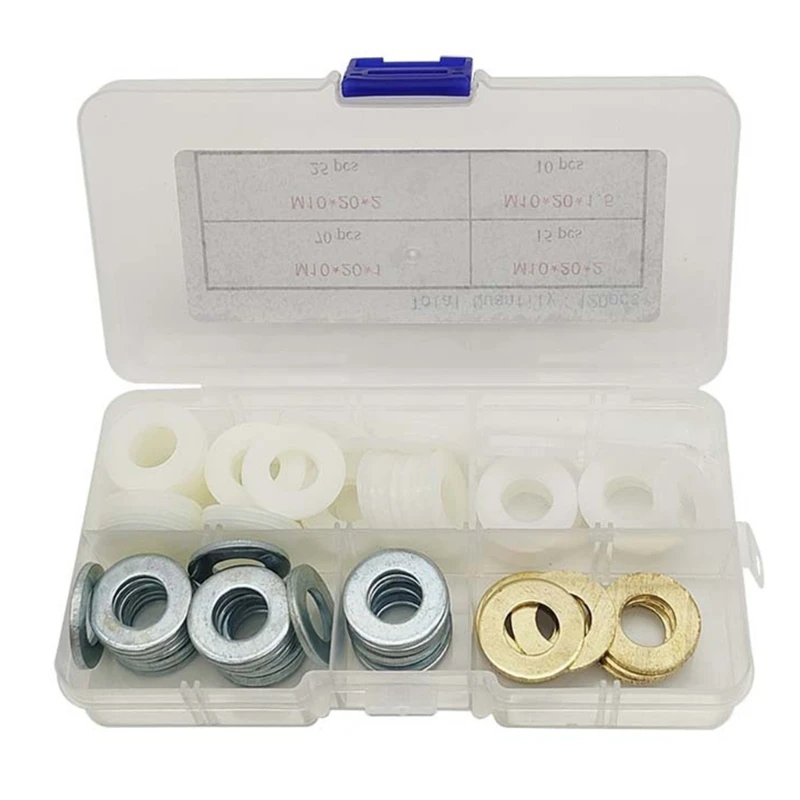 

Multipurpose Brass Washer Set with Rubber Precisions for Home Furniture Care Dropship