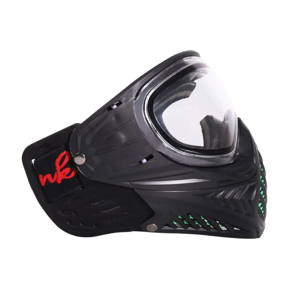 Nieuwe Model Zwart Paintball Masker Met Thermische Anti-Fog Goggle Beschermende Masker Outdoor Tactical Airsoft Apparatuur