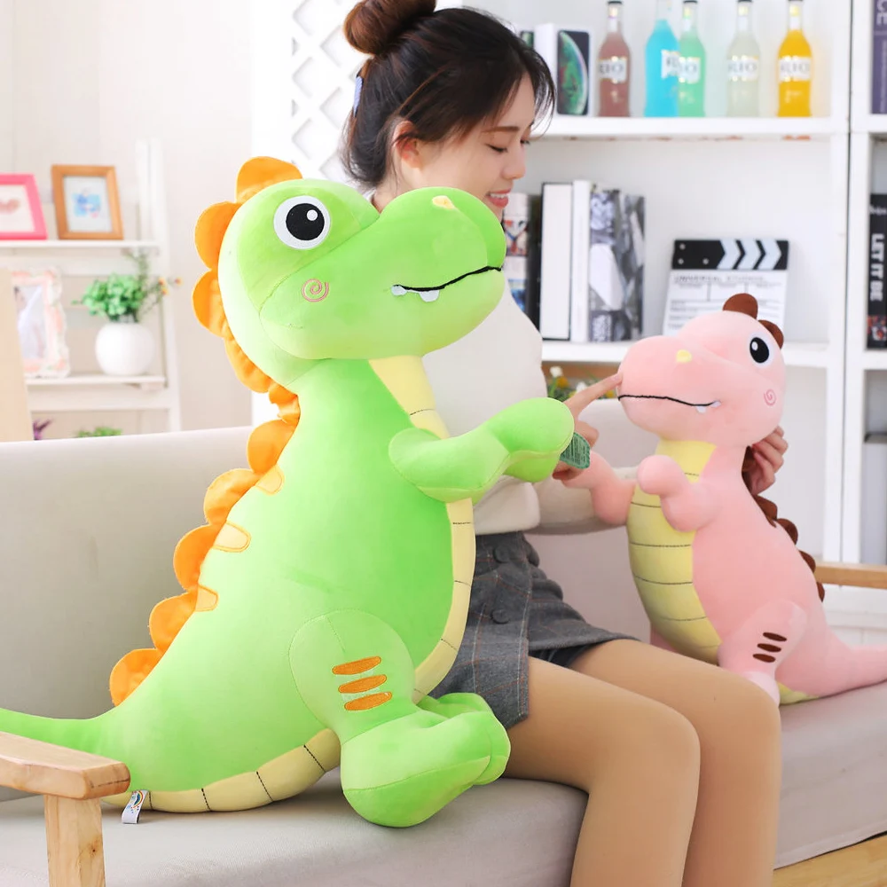 

Милая плюшевая игрушка-динозавр Стегозавр, подушка для сна, успокаивающая кукла для малышей, мягкая коротковорсовая плюшевая игрушка, универсальная детская игрушка для мальчиков и девочек