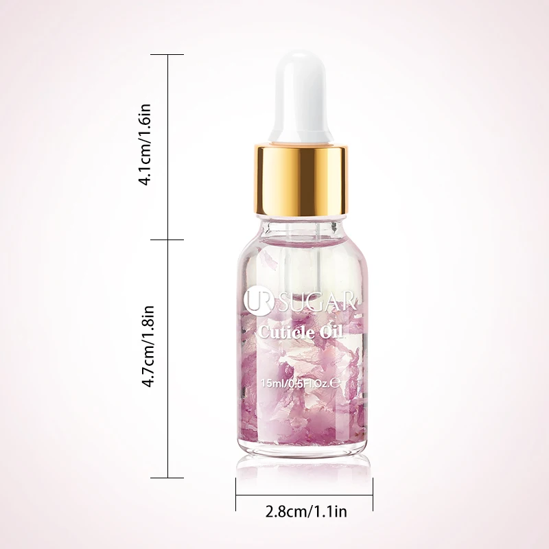 UR SUGAR 15ml fleur ongles adoucir huile dissolvant de cuticules pour Gel cuticules groupées adoucir éliminant exfoliant pour ongles manucure