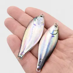 Konosirus señuelo jigging metálico 3D realista: caída lenta