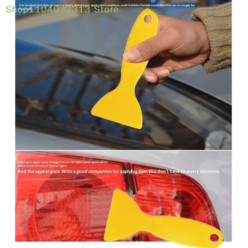 petiteCar Window Tinting Tools Triangular Squeegee for Window Film Headlight Film Professional Manual Applicator for Home Garage