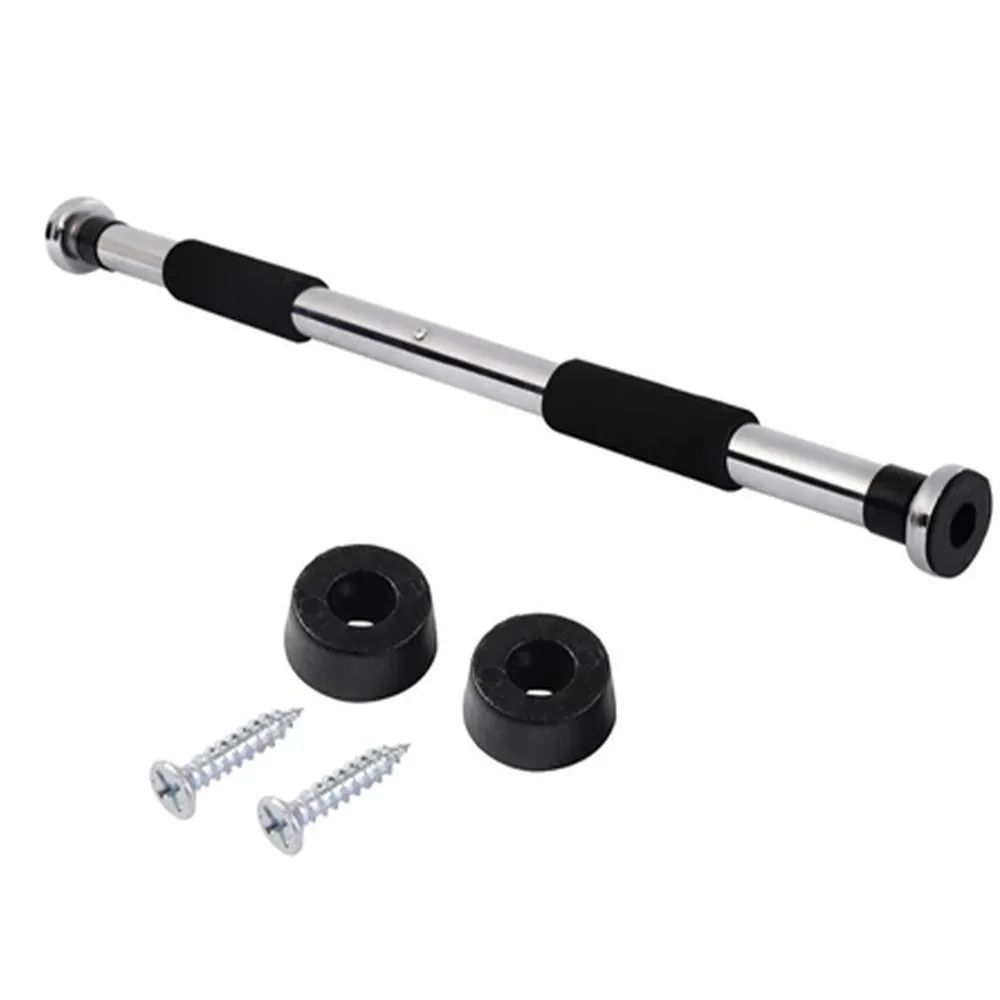 Suporte para Barra Fixa Reforçado com Capacidade de 150kg, Trava de Segurança, 62-100cm, Para Academia em Casa
