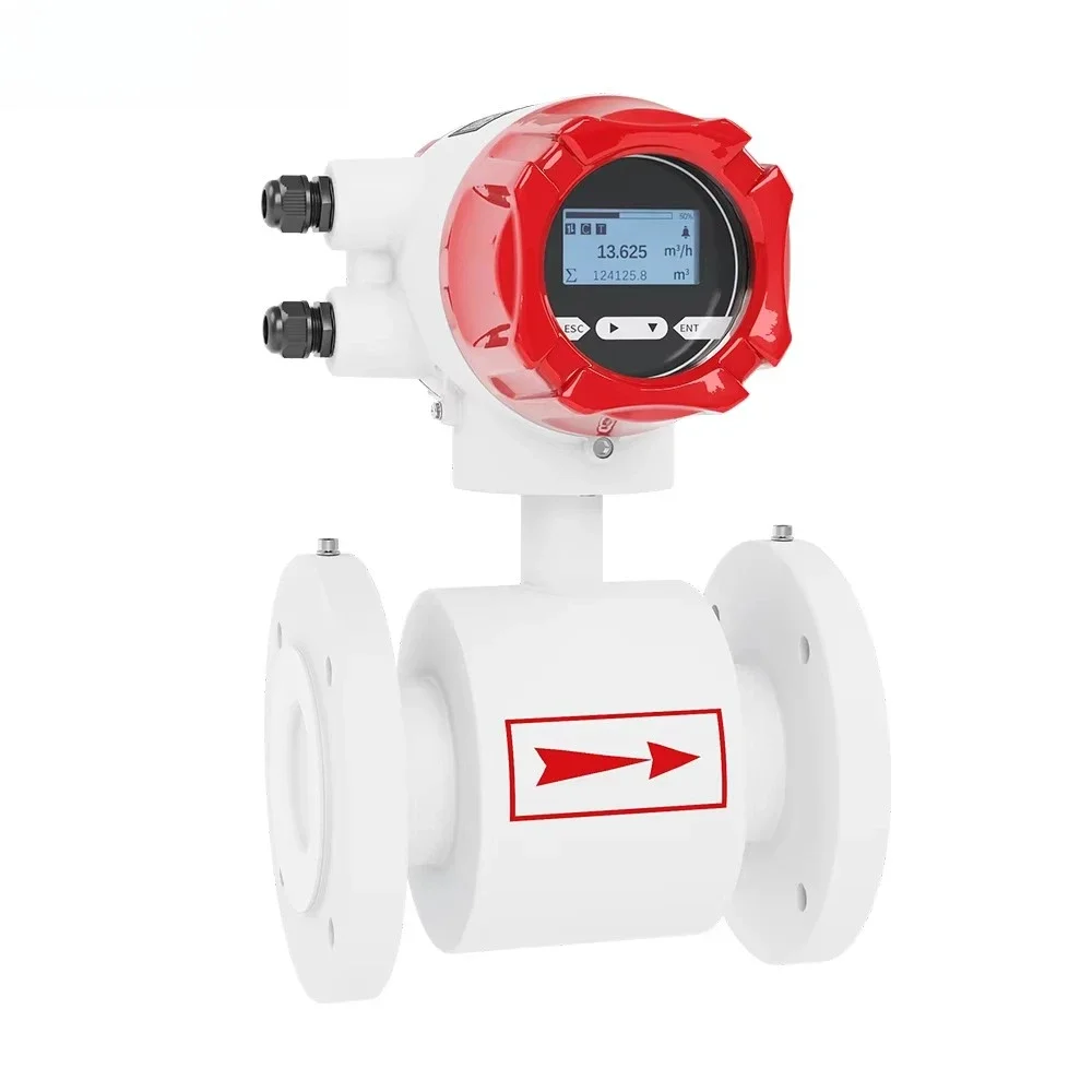 

Digital High Accuracy Sewage Water Magnetic Flow Meter, Sewage Treatment, DN65 Electromagnetic Flowmeter