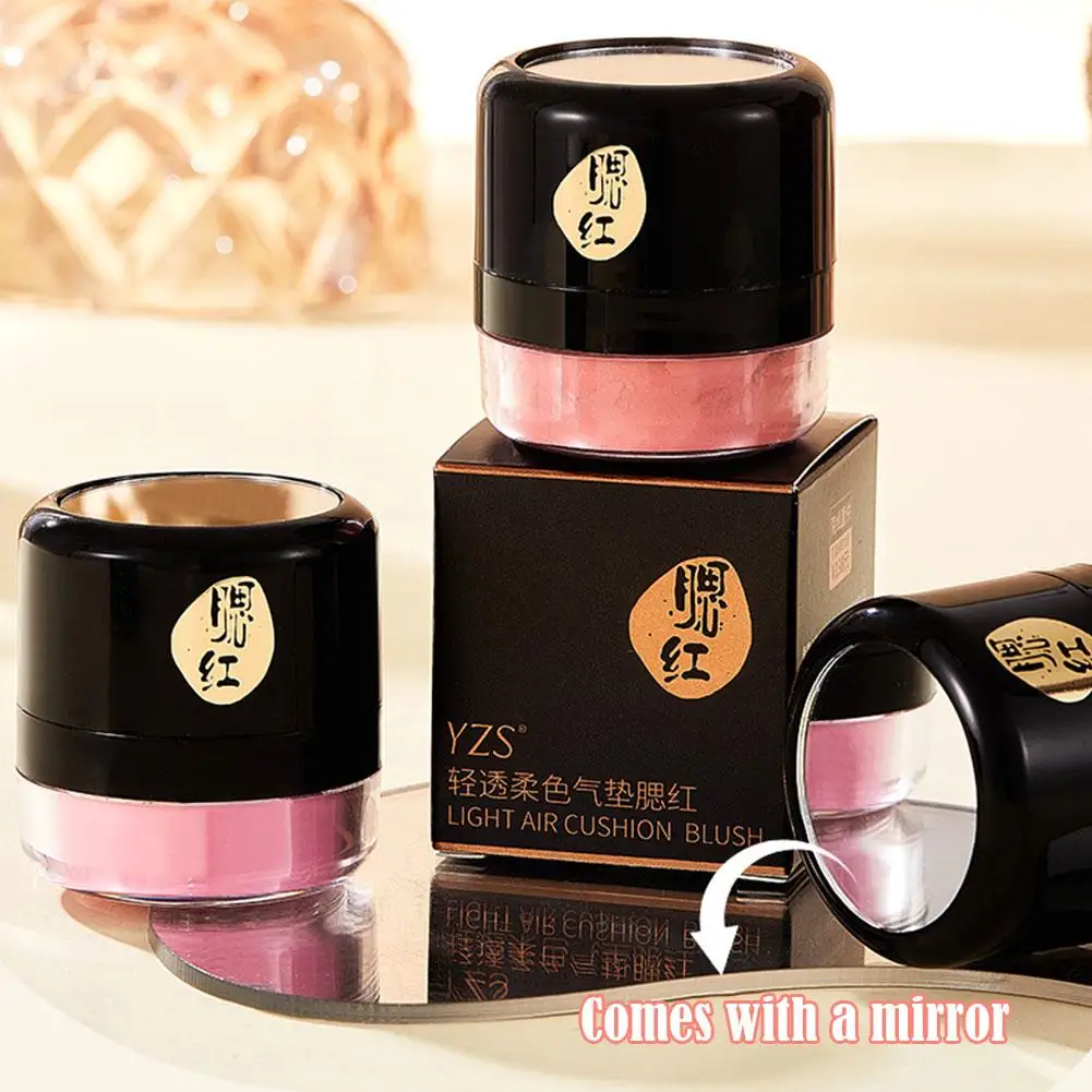 Coreano Rosto Em Pó Blush, Controle De Óleo, Almofada De Ar Blush, Soft Brightening, Blush Cosmético Nude, Nourishi, B3L6