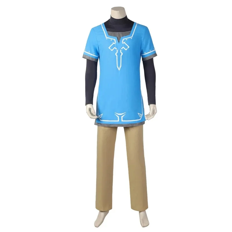 Halloween Cosplay Zelda Cosplay lacrime del regno Link Costume mantello uniforme uomo ragazzi gioco Anime Party travestimento vestiti Set