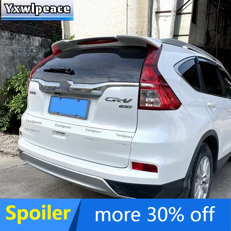 

For Honda CRV CR-V Roof Spoiler 2012 2013 2014 2015 2016 High Quality ABS Plastic Rear Trunk Lip Spoiler Car Accessories