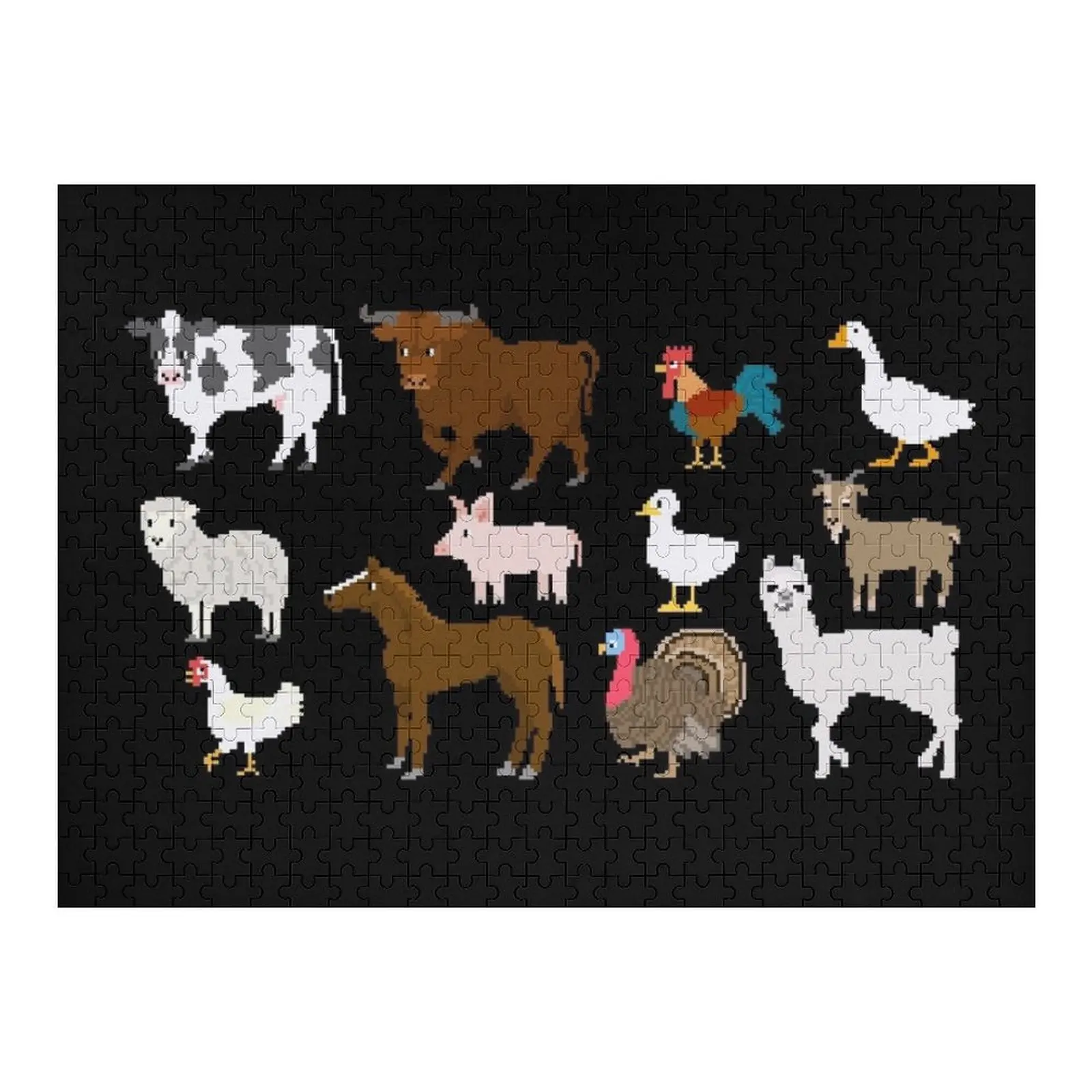 

Farm Animals - The Kids' Picture Show Jigsaw Puzzle Customized Picture Personalized Name Anime Puzzle