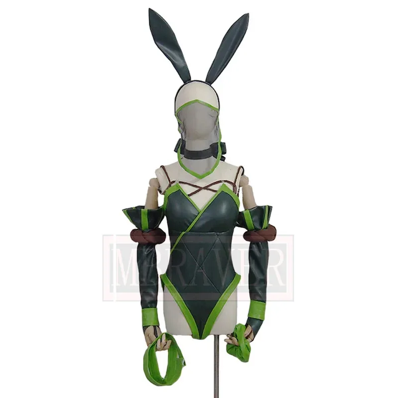 

Game LOL True Damage Akali The Rogue Assassin Bunny Girl Cosplay Costume Halloween Christmas Uniform Custom Made Any Size