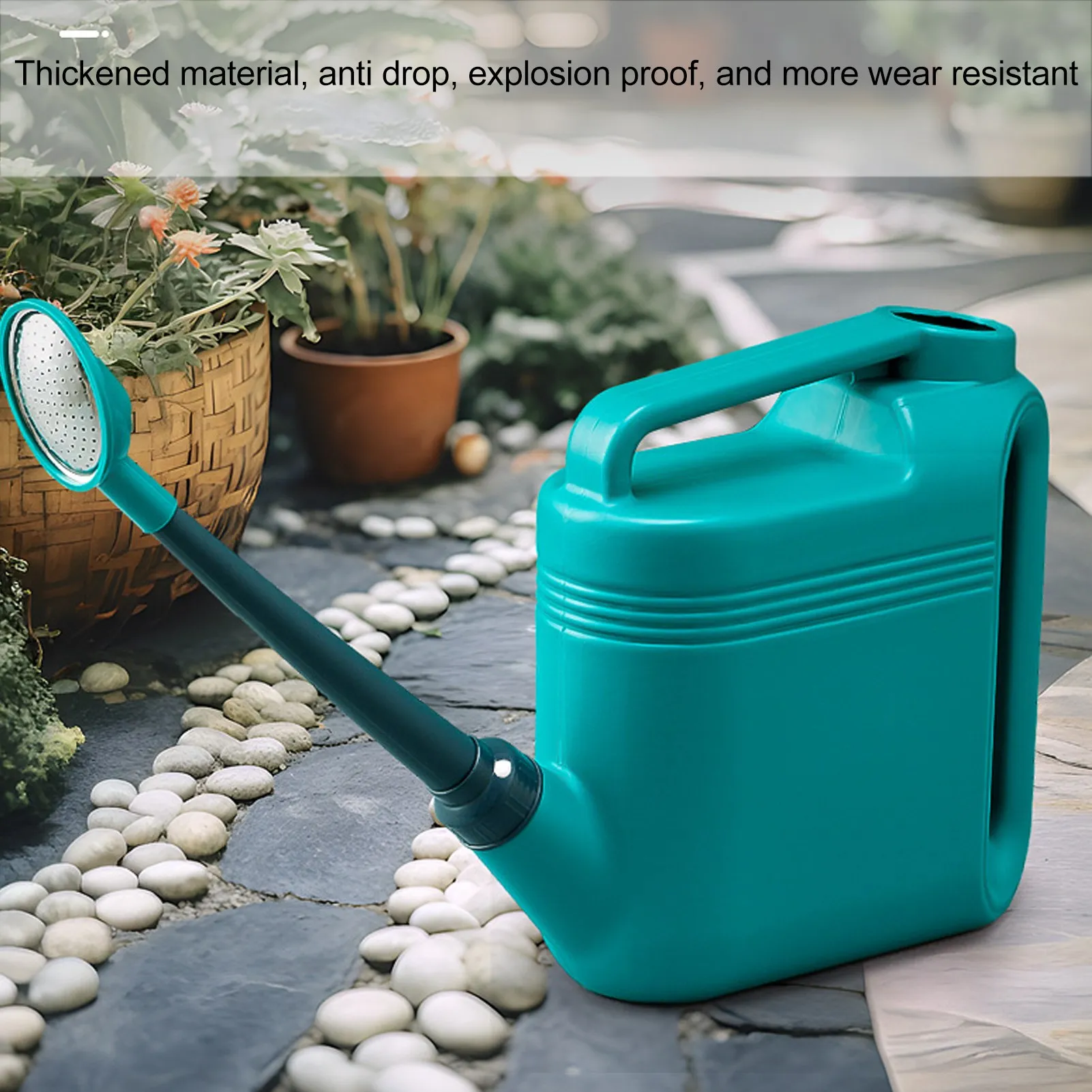 5L Watering Can PP Long Spout Even Spraying Watering Kettle for Flowers Vegetables Garden Supplies Plastic Watering Can