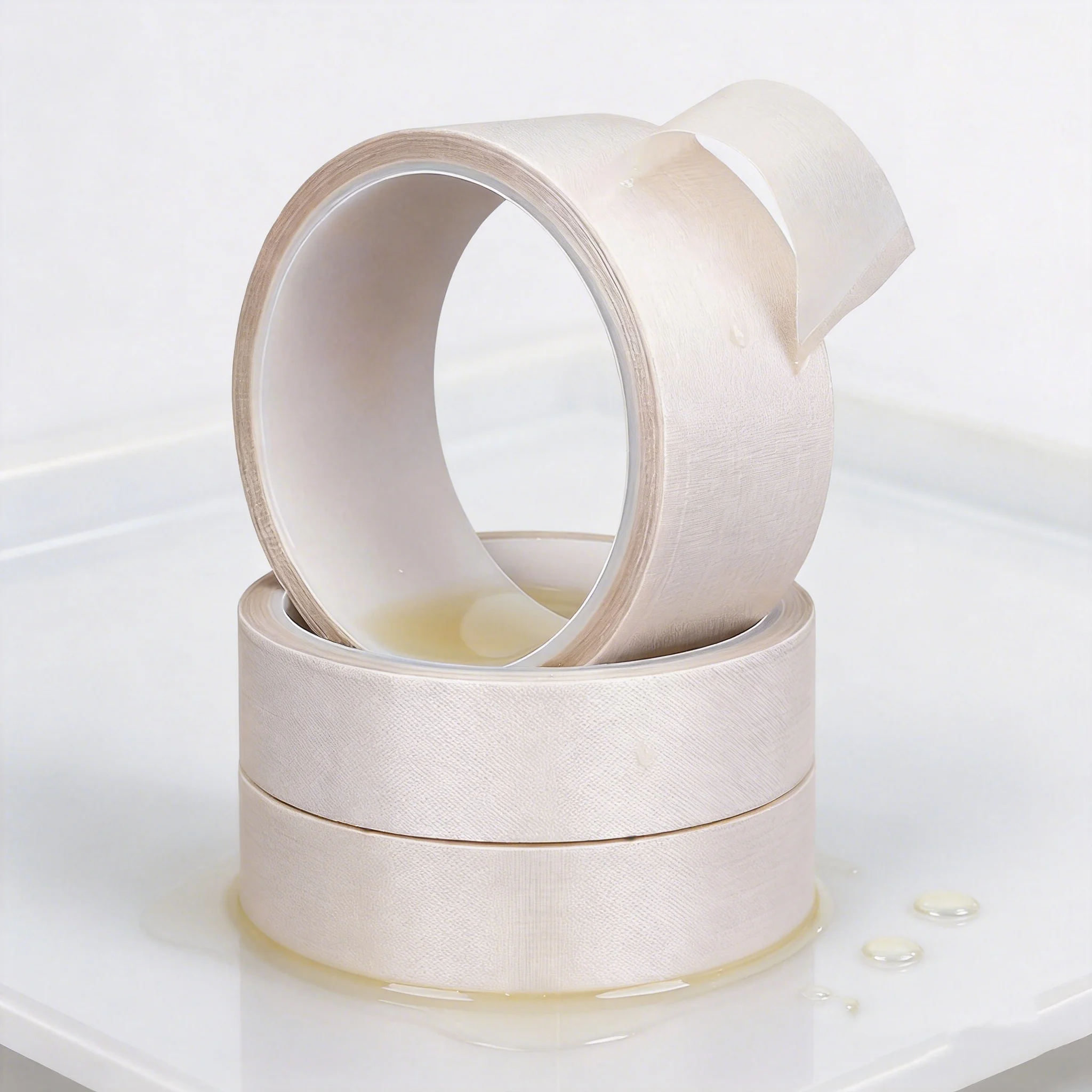 5 Pack PTFE Coated Fiberglass Tape 50mm x 10m Non Stick High Temp Tape for Heat Sealing Machine Food Packaging