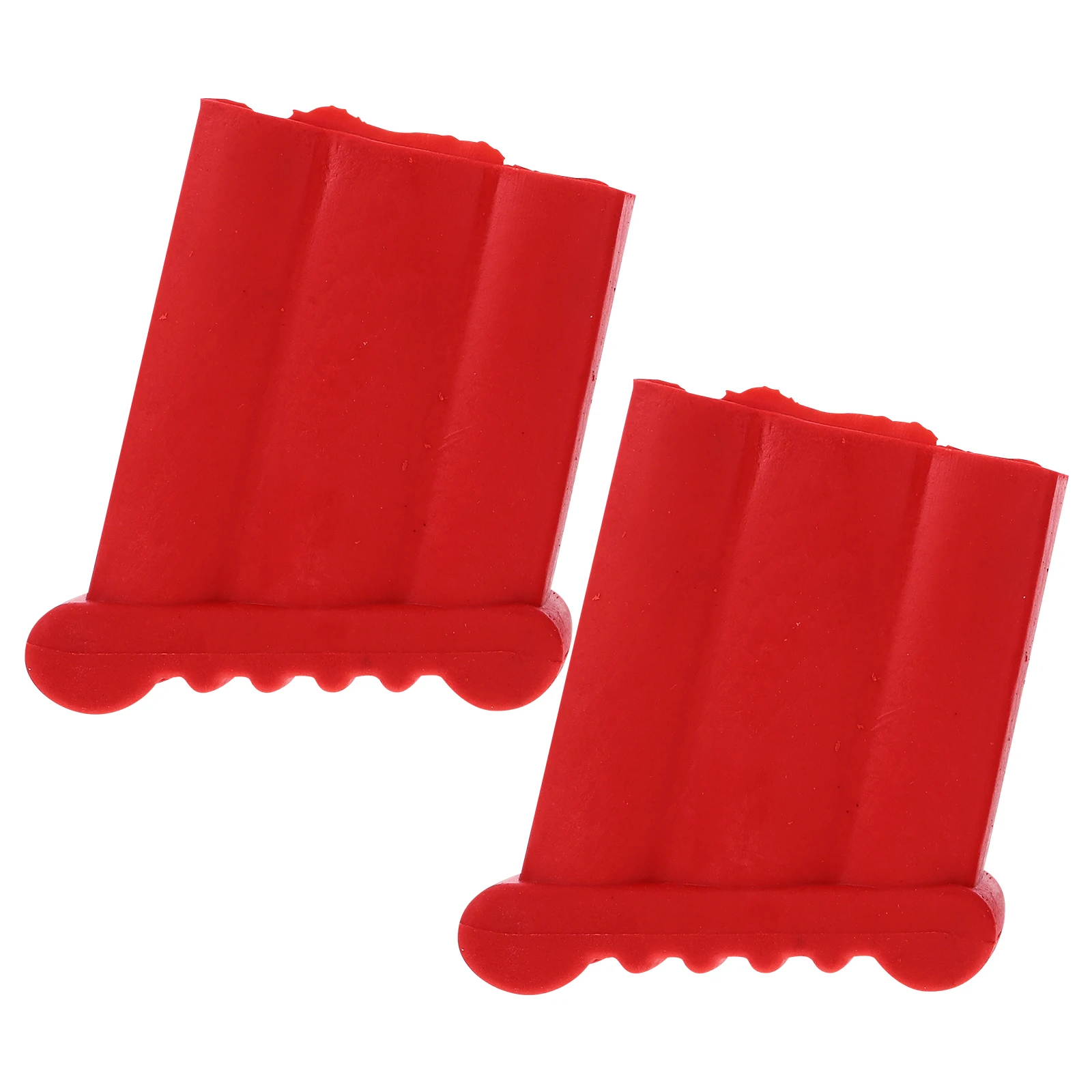 

2pcs Anti-slip Ladder Foot Pads 5.1x2.7CM Stepladder Feet Cover Protective Mats Durable Rubber Garage Garden Indoor Use