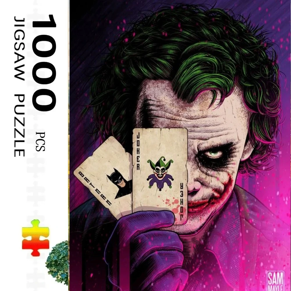 

Пазл на 1000 элементов, пазл с Джокером из фильма DC, идеально подходит для творческих занятий своими руками с семьей, подарок, игрушка для развлечений