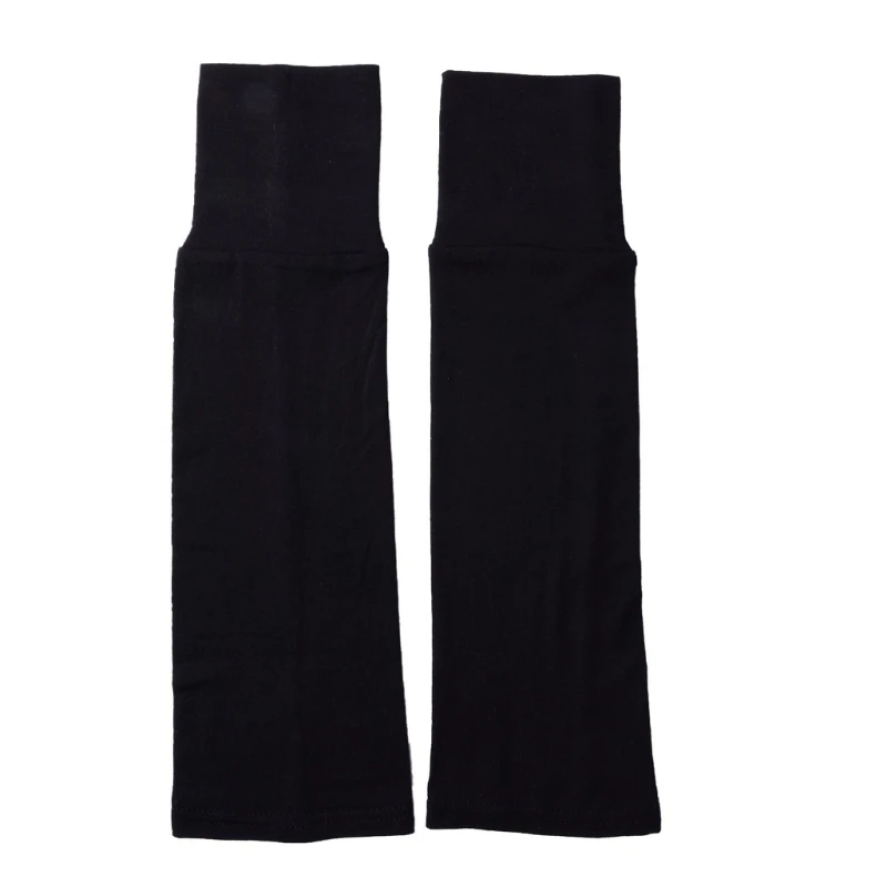 PXPB Soft Cotton Long Fingerless Gloves Stretchy Arm Sleeves for Women Everyday Wear with Sun and Various Activity