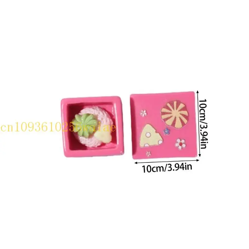 652f Case teléfono bricolaje Modelo torta Ornamento