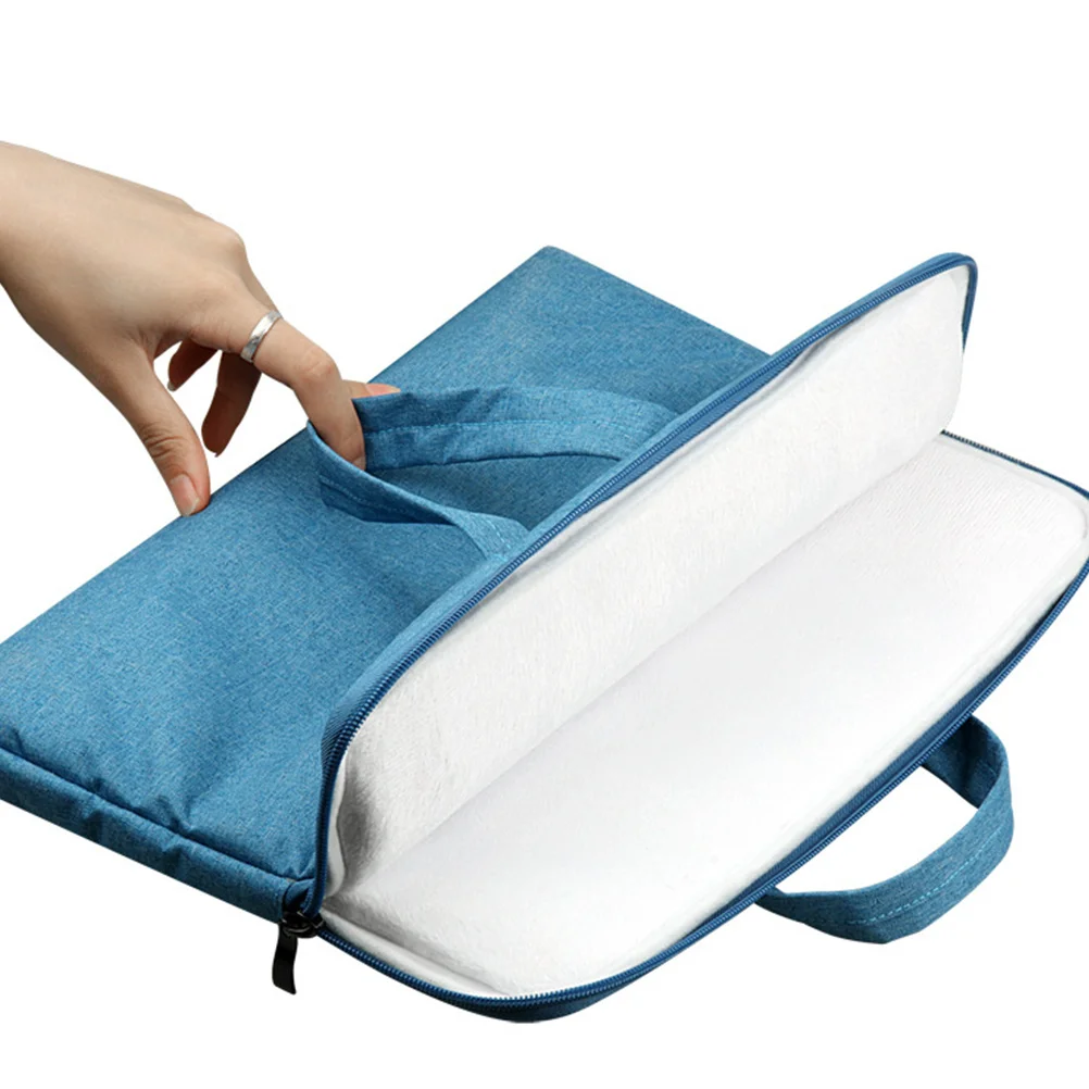 حقيبة كمبيوتر محمول مقاس 11.6 بوصة لحقيبة الكمبيوتر المحمول مقاس 11.6 بوصة، حقيبة كمبيوتر محمولة مقاومة للصدمات وخفيفة الوزن، حقيبة حمل للأعمال باللون الأزرق