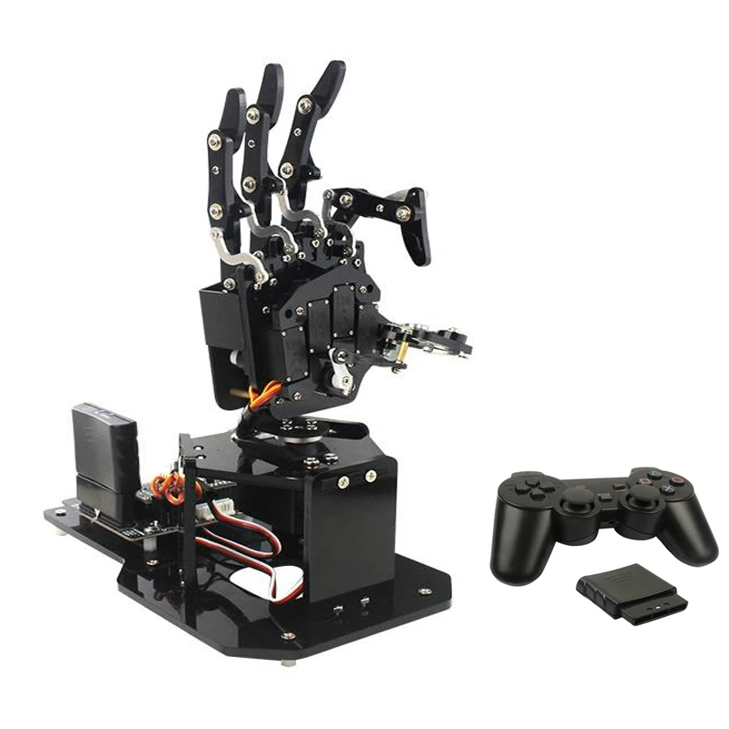 Bionic Robot Palm 5 Fingers Hand Manipulator Ps2/PC Control Hand Open Source Educational Kit For Arduino For STM32 Robot DIY Kit