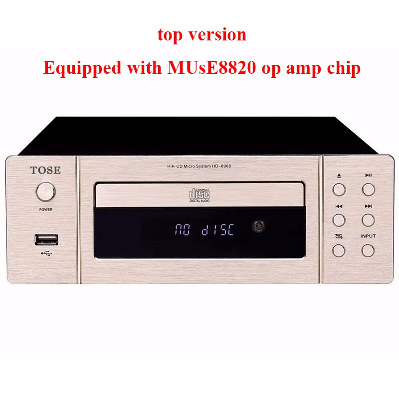 Nobsound Professioneller Enthusiasten-CD-Player, kabelloser Bluetooth-Heim-HIFI-Audio-Player, verlustfreie Dekodierung, CD-Player mit Fernbedienung 8