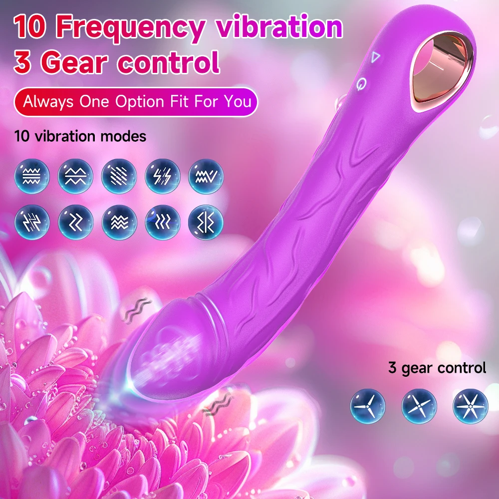 Dildo Vibrator untuk wanita pemijat puting mainan seks erotis Stimulator klitoris g-spot Penis realistis untuk pasangan