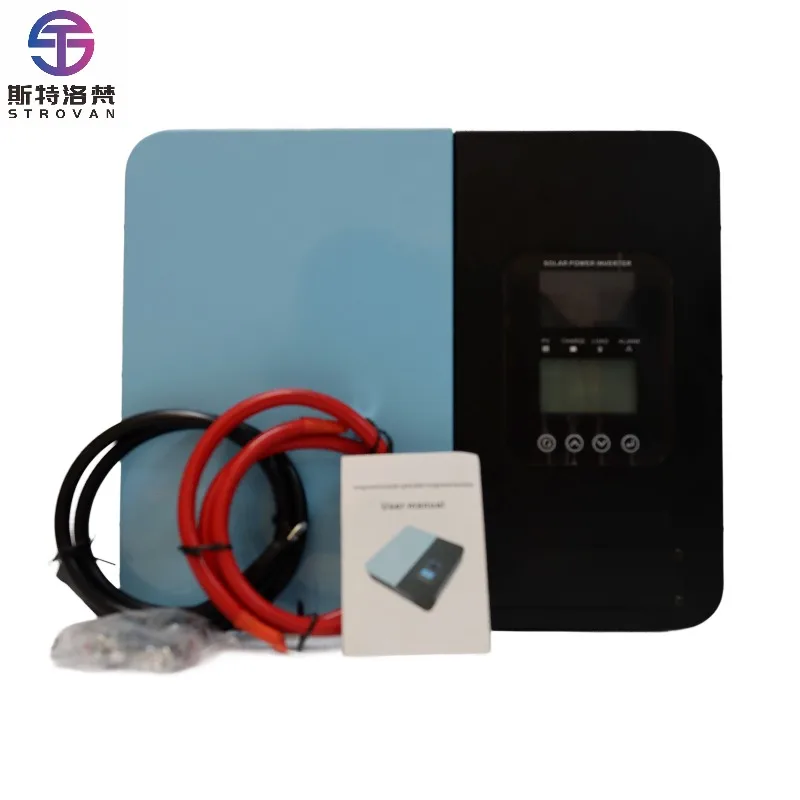 

Гибридный солнечный инвертор 5 кВт с чистой синусоидой, 12В-96В в 110В переменного тока 60Гц, 220В переменного тока 50Гц, контроллер MPPT 60А, номинальная мощность 5000Вт