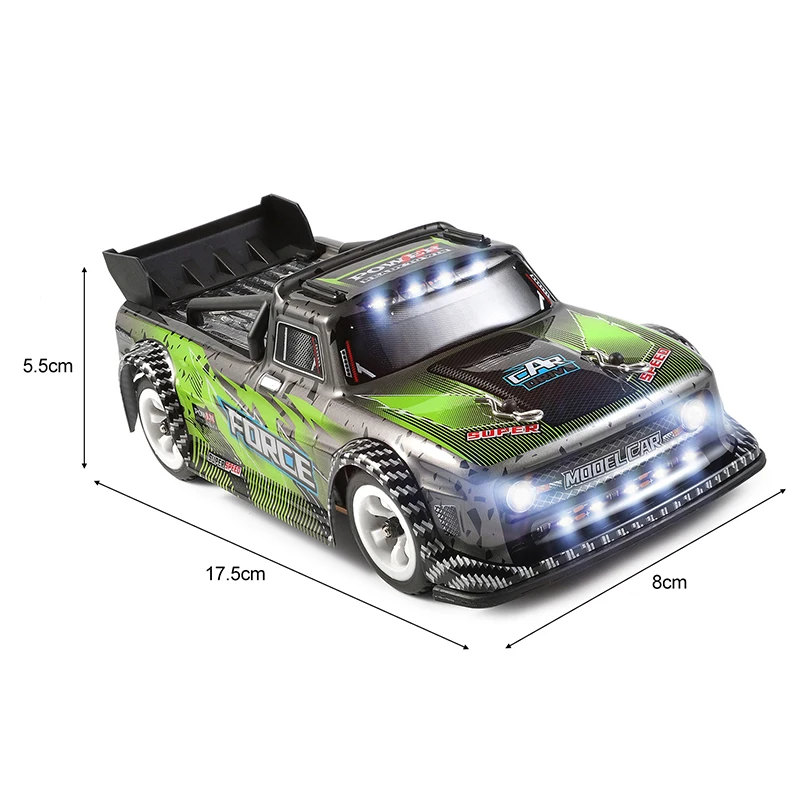 WLtoys-coche eléctrico todoterreno teledirigido de alta velocidad, chasis de Metal, 284131, 1/28, 2,4G, 4WD, 30 Km/H, actualizado, k989