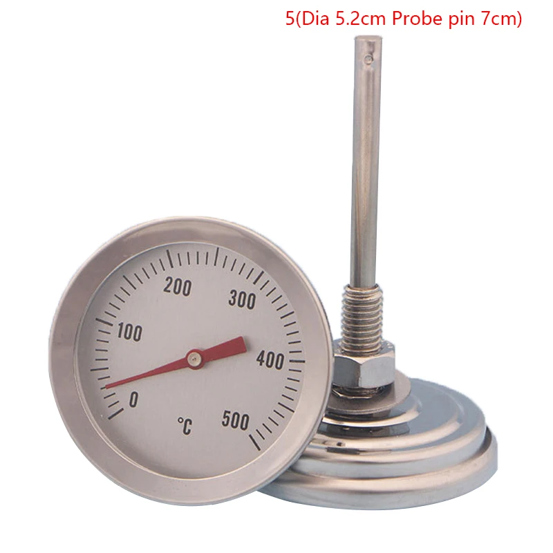 1pc Stainless Steel Oven Cooker Thermometer Grill Barbecue Temperature Gauge For Home Kitchen Food Tools