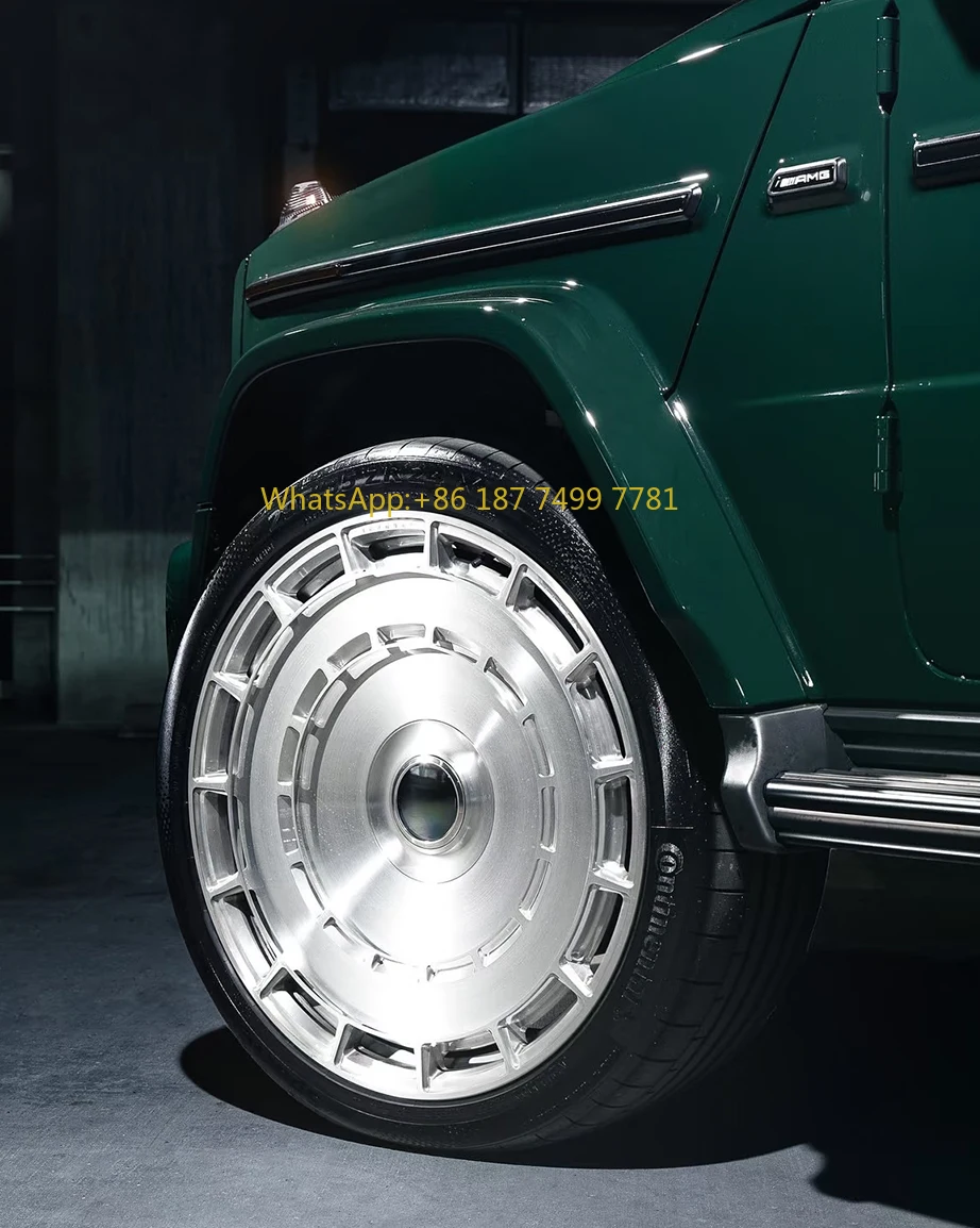 

Forged Brushed Silver Alloy Car Wheels 20 21 22 23 24 Inch Rim Fit for.-bens .. GLS S-Class G55 G63 Wheels