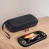 EVA Hardshell Case Anti-scratch Carrying Bag Splashproof with Hand Strap&Mesh Pocket for Trimui Smart Pro Handheld Game Console