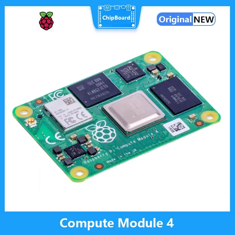 Módulo de computação raspberry pi cm4 4 com 1g/2g/4g/8g ram lite/8g/16g/32g emmc flash opcional suporte wifi/bluetooth cm4 cm3 placa