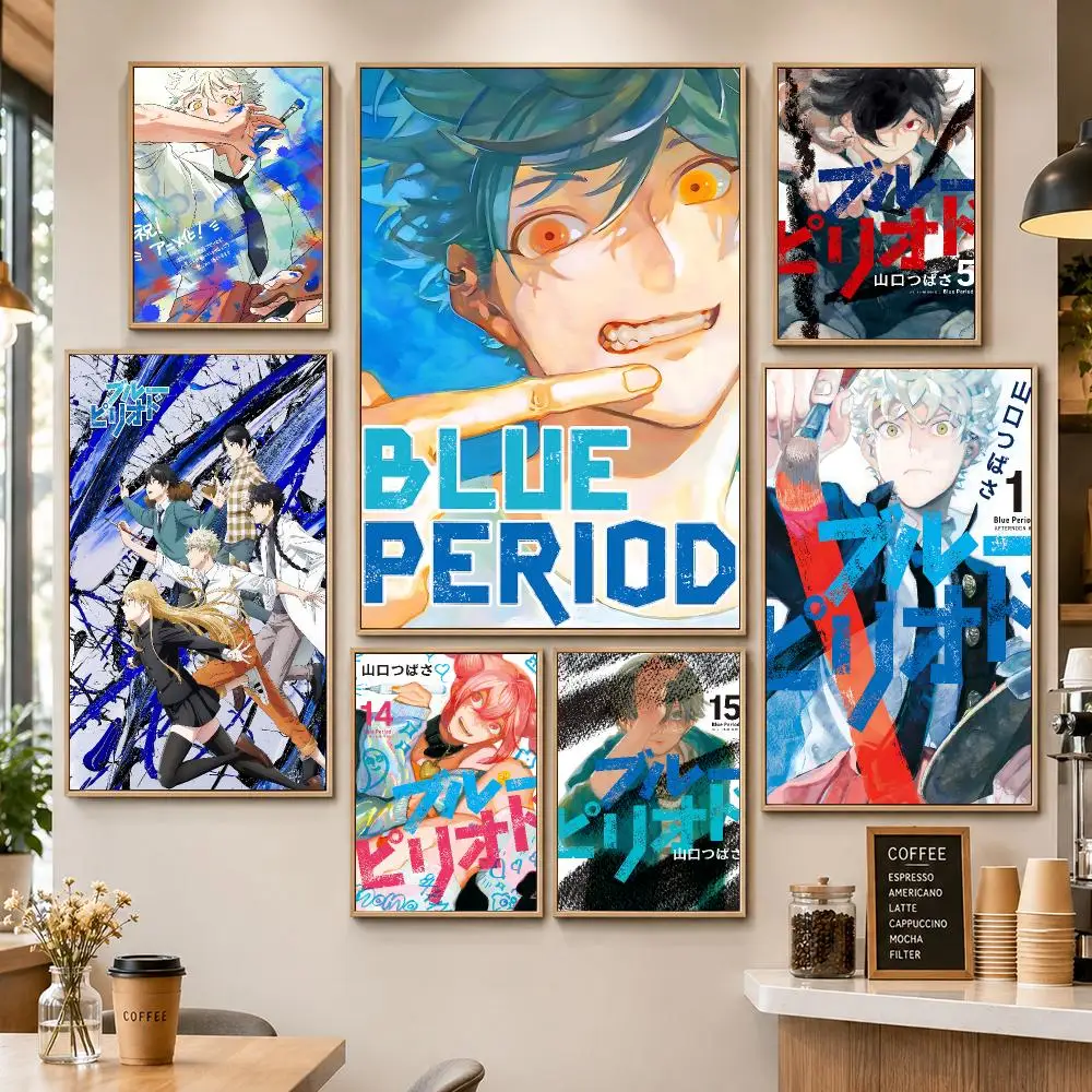 Anime Blue Period Art Drama Poster PP Decorative Poster Water-Resistant Print Apartment Dorm Office Cafe Gift