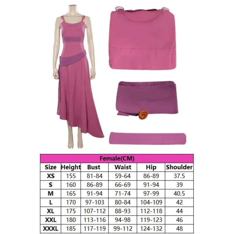 Heracles Megara تأثيري فانتازيا زوجين الدعاوى الكرتون فيلم هرقل الرجال Disfraz زي هالوين كرنفال حفلة القماش ty'4