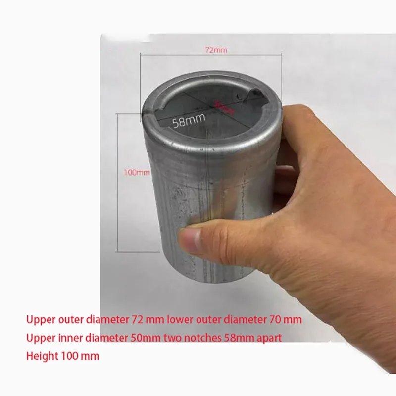 Small Iron Fuel Tank Cap Welding Fuel Tank Cap Fuel Tank Nozzle Cap Fittings Modified Fuel Pipe Diameter 72*100