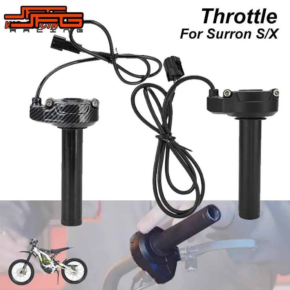 Throttle Turn Grip Motorcycle Accessories Carbon Fiber Color Grip For Sur Ron S X Sur-Ron S Surron X Electric Cross-country Bike