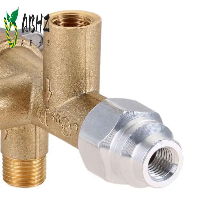 

ABHZ-защитный латунный основной регулирующий клапан обогревателя для патио с пилотным портом, подходящий для подключения газовой горелки для патио низкого давления