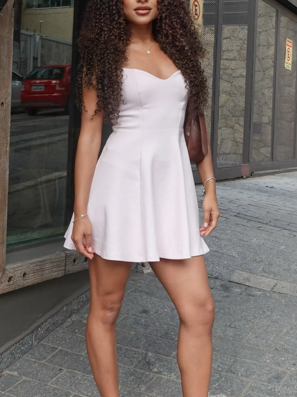 เซ็กซี่สบายๆเก๋ผู้หญิง Cami ชุด Sweetheart คอ A-Line ชุดมินิใหม่แฟชั่น 2025 ฤดูใบไม้ผลิฤดูร้อน Holiday Dress