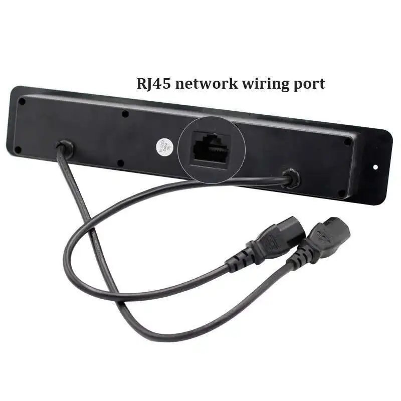 Adaptateur de prise d'extension de courant 3 en 1, bande de bureau, avec prises universelles, Port de Charge rapide USB-C, câblage réseau RJ45