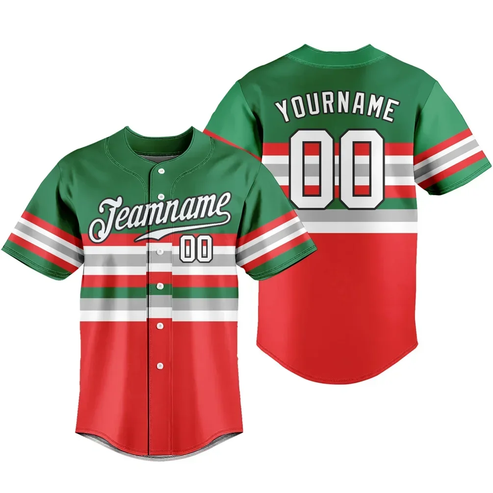 Custom Baseball Jersey Breathable Sportswear Team Training T-shirts School Uniform  Personalized Name Logo Number