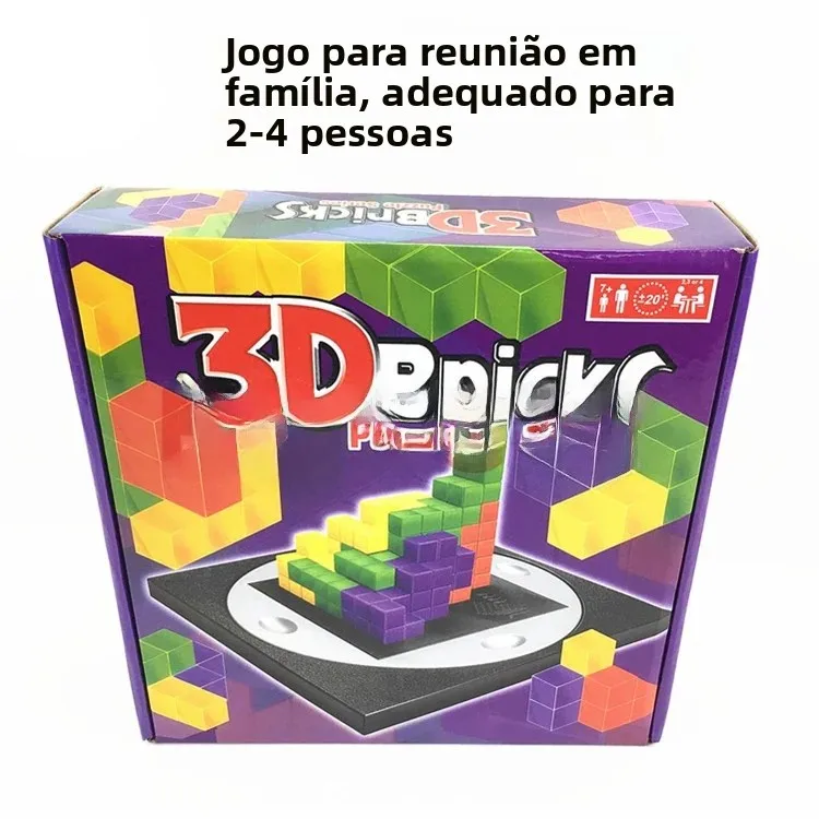 children's-3d-puzzle-game-casual-party-block-game-easy-level-tabletop-game-for-2-4-players-puzzle-toy