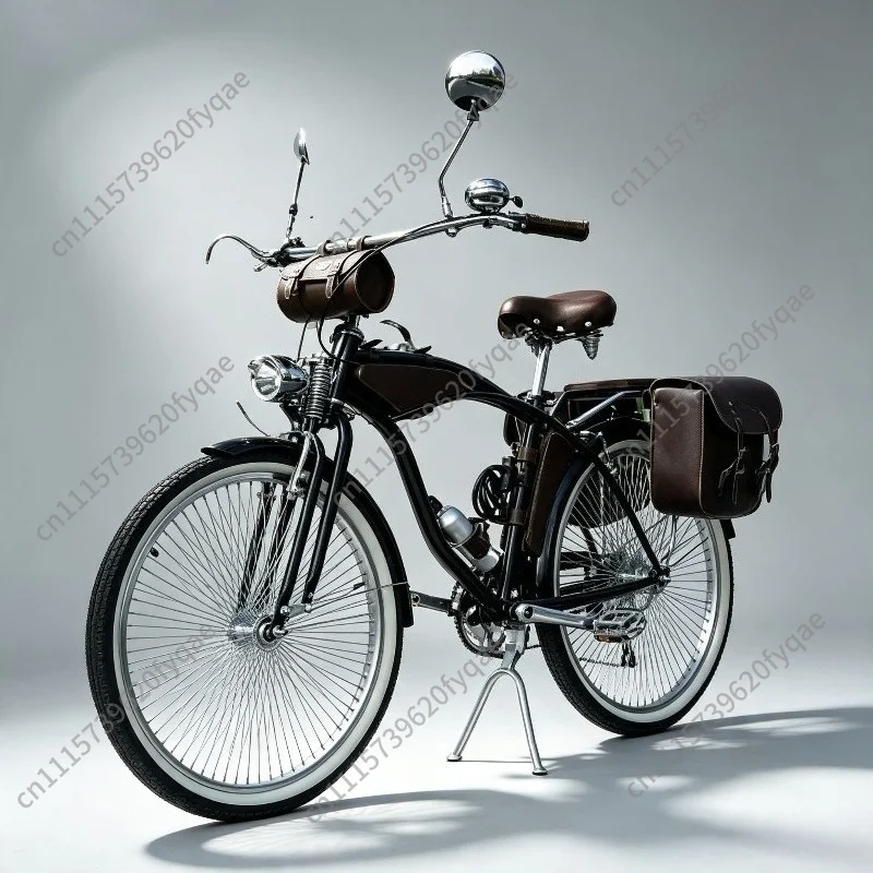 Vintage Postman Bicycle with Retro Nostalgic Vibe, Classic Bike for Post-70s & Post-80s to Recall Old Times