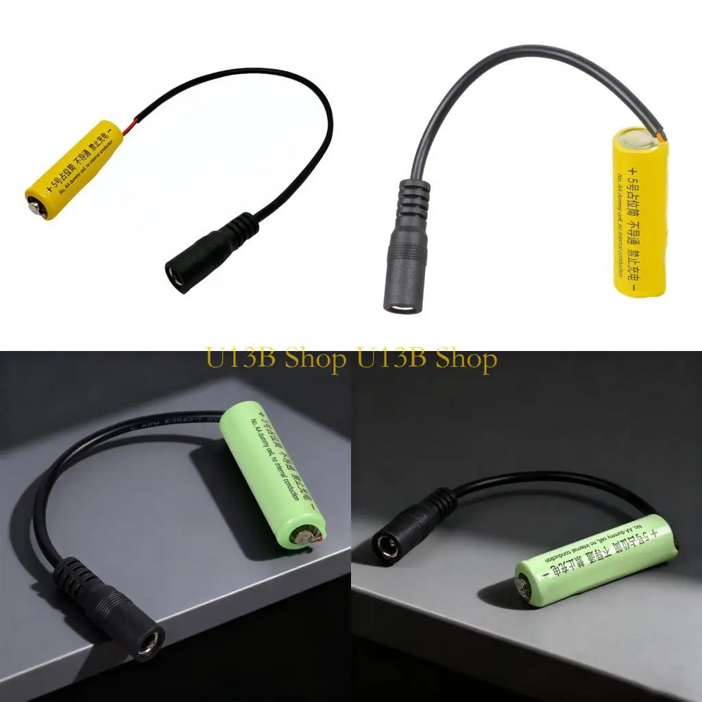 U13B 0V NonCharging 2a Battery Simulators 5.5x2.1/5.5x2.5mm For External Power Supply