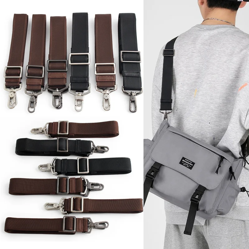 1 قطعة حقيبة لابتوب جلدية للرجال Crossbody حزام الكتف انفصال حزام حقيبة حقيبة الزخرفية حزام DIY بها بنفسك حقيبة الملحقات